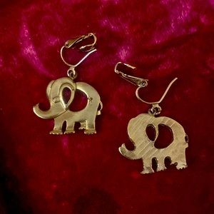 Silver spring back clipon earrings